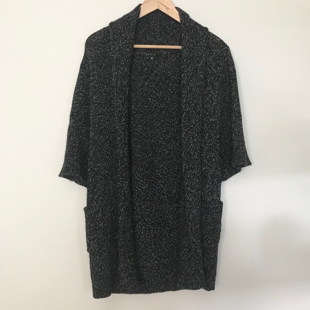 THEORY oversized open cardigan